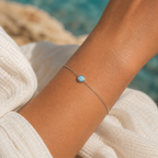 BRACELET CABOCHON LARIMAR