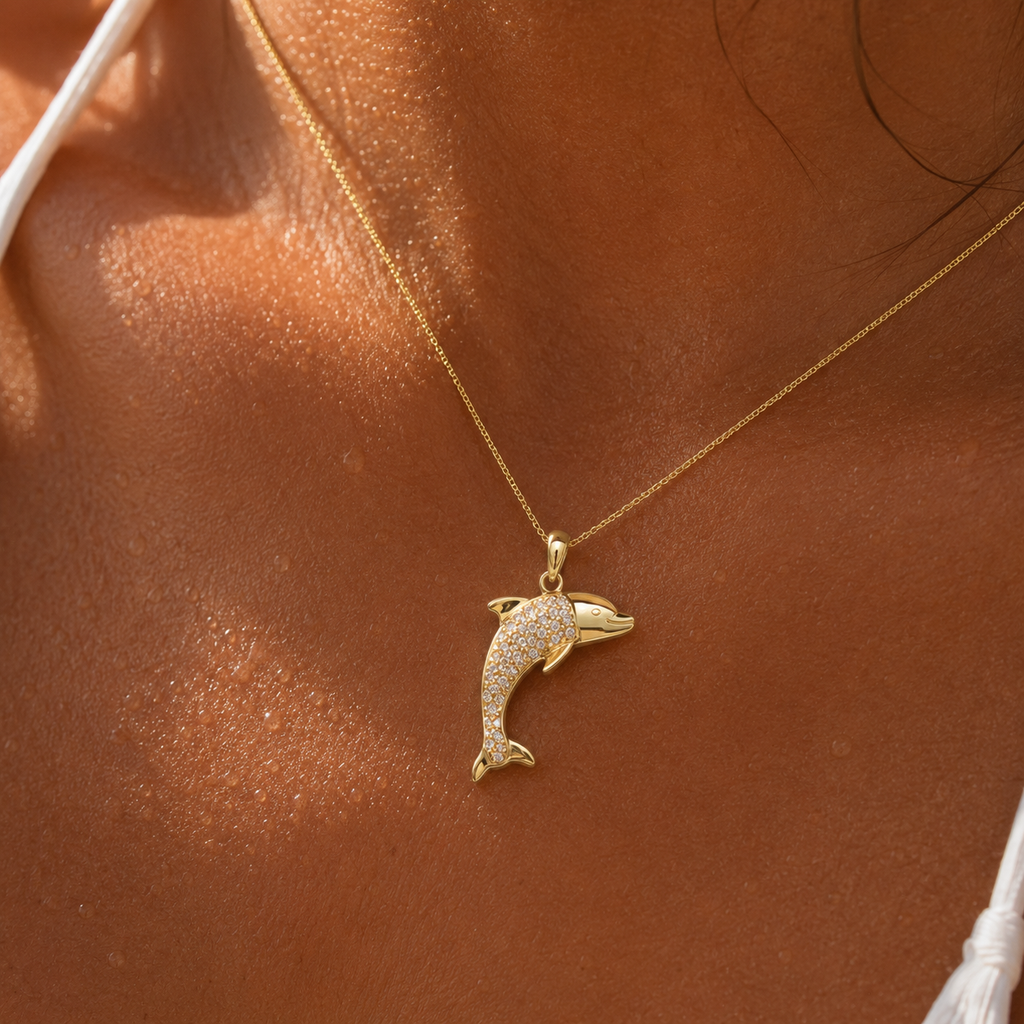 LE DAUPHIN DE DIAMANT OR 18K