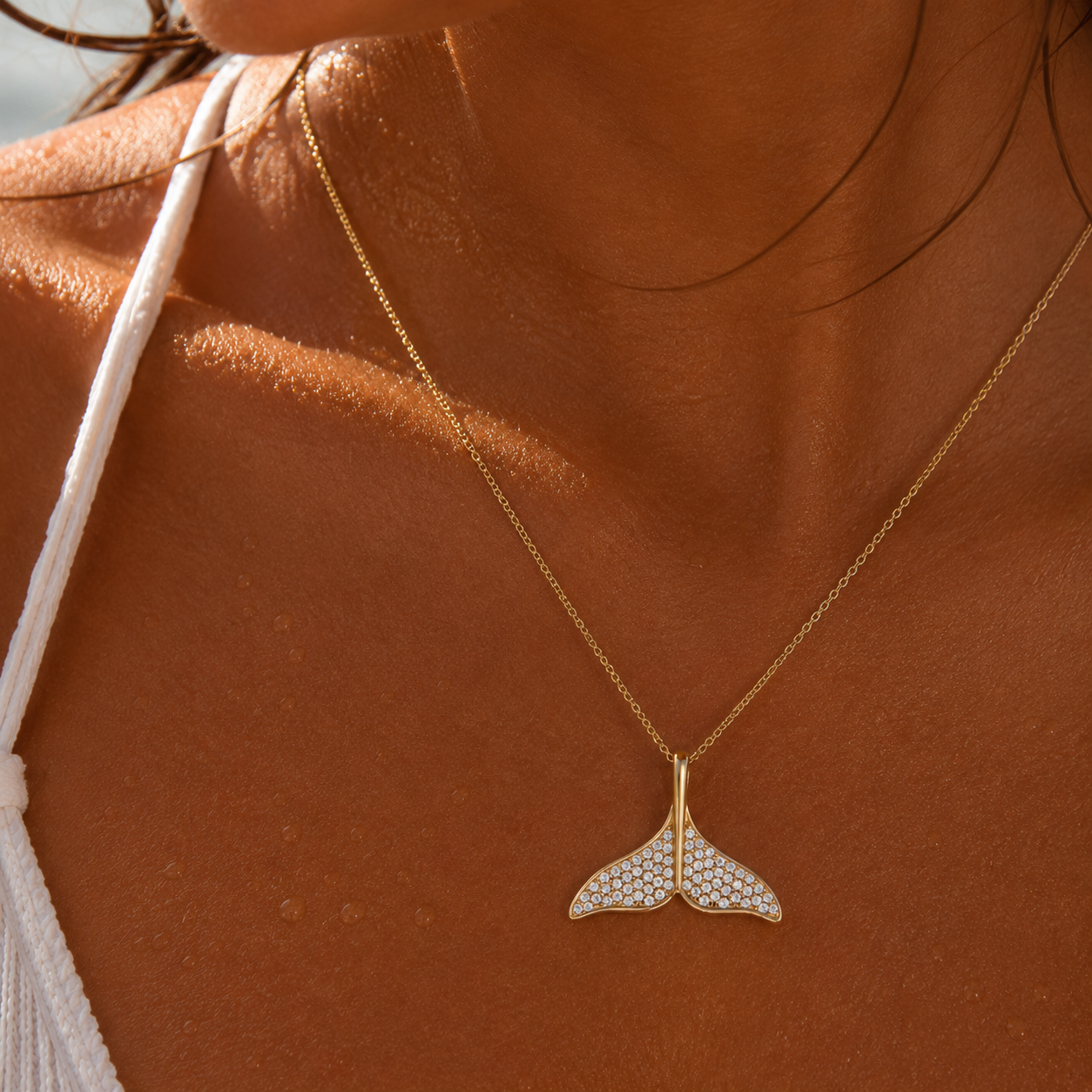 LA QUEUE DE BALEINE EN DIAMANT OR 18K
