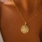 LE DOLLAR DE SABLE OR 18 CARATS ET DIAMANTS