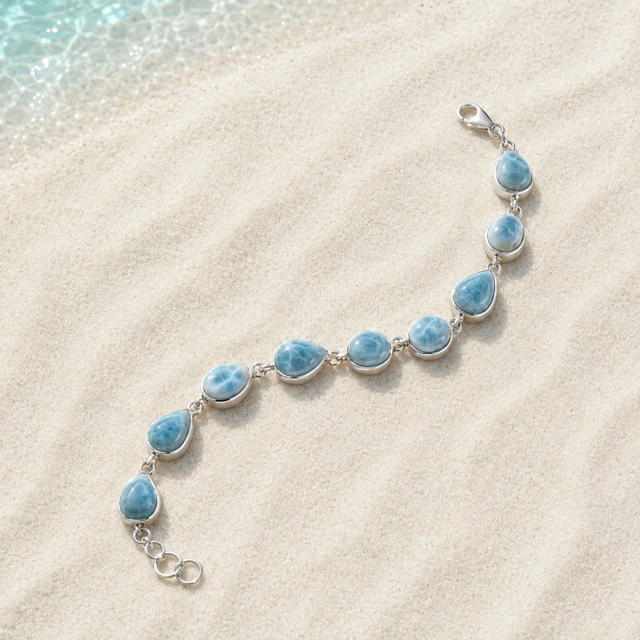 BRACELET OCÉAN LARIMAR / PIÈCE UNIQUE