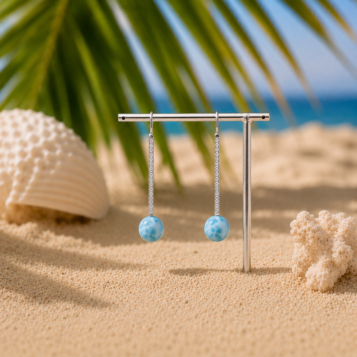BOUCLE D'OREILLE BLANCA