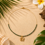 COLLIER HIBISCUS À FACETTES