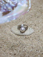 WAVE PEARL RING